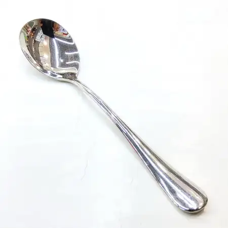 #1010201-SS14; Stainless steel salad spo..