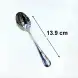 #1010201-TS; Stainless steel tea spoon 13.9cm 