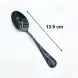 #1010201-TS-BK; Stainless steel tea spoon 13.9cm #BK