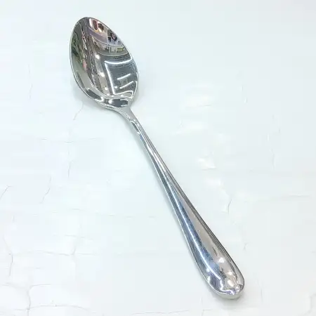 #1084B-3; Stainless steel dessert spoon..
