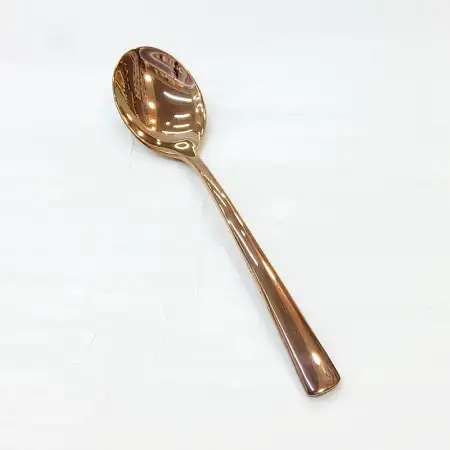 #1138201-4-RG; Stainless steel tea spoon..