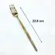 #1171304-15-G; Stainless steel table fork #G