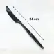 #1171304-25-BK; Stainless steel table knife #BK 
