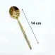 #1171304-4-G; Stainless steel tea spoon #G