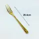 #1186-15G; Stainless steel table fork #G