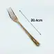 #1186-15RG; Stainless steel table fork #RG