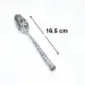 #1206-3; Stainless steel dessert spoon