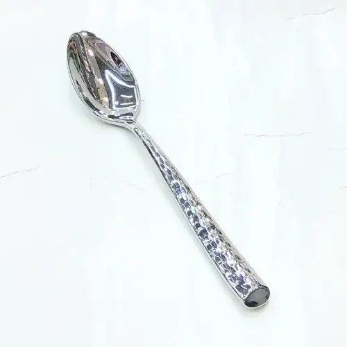 #1206-3; Stainless steel dessert spoon
