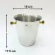 #123099; Stainless steel ice bucket Dia. 15x17.5cm 