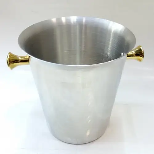 #123099; Stainless steel ice bucket Dia. 15x17.5cm 