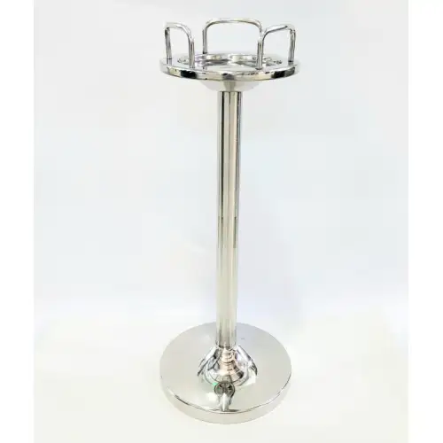 #123104; Stainless steel ice bucket stand Dia. 20x61cm