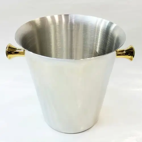 #123101; Stainless steel ice bucket Dia. 19x22cm 