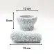 #1308; Mortar and pestle 13x8cm