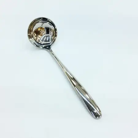 #3017-6-A; Stainless steel soup ladle..