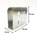 #60763; Stainless steel napkin holder