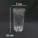 #62912-2; Glass cup 328ml/11.5oz