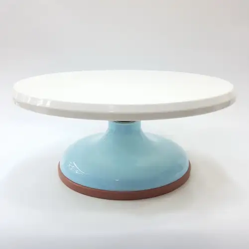 #8020-BL; Cake turntable color base blue