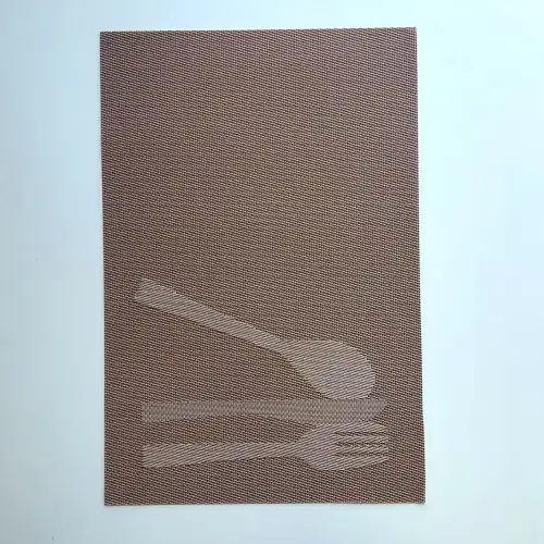 #81550-LBN; PVC placemat 45x30cm