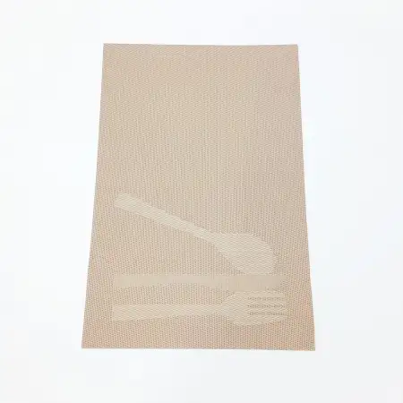 #81550-LBN; PVC placemat 45x30cm..