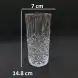 #8812B; Glass cup 330ml/11.6oz 