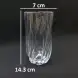 #92513; Glass cup 375ml/13.2oz  
