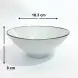 #AA4102-WT; Ceramic 7" bowl #F776 