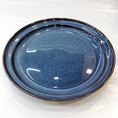 #AA5605; Ceramic 6.5" plate #BL..