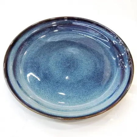 #AA5606; Ceramic 8" plate #BL ..