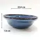 #AA5609; Ceramic 9.3" soup bowl #BL