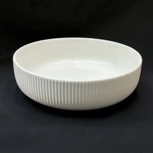 #AA5906WT; Ceramic salad bowl 7" - WT #KLS