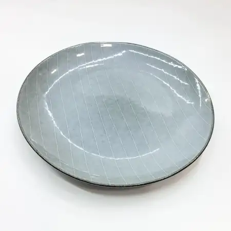 #AA6701; Ceramic plate 10.5" round ..