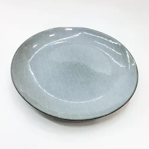 #AA6701; Ceramic plate 10.5" round - QX 