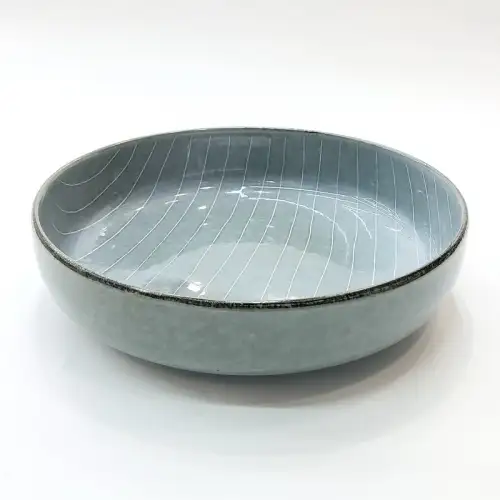 #AA6706; Ceramic deep plate 7.5" - QX