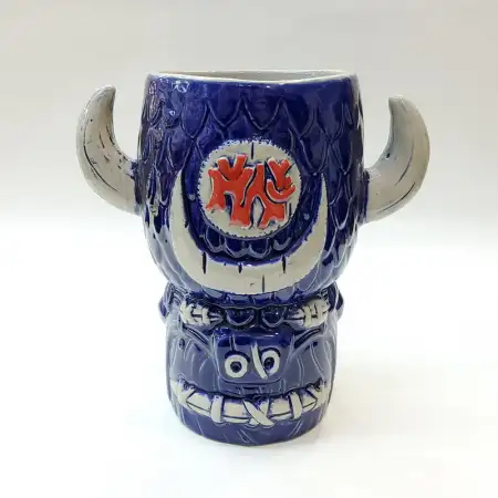 #AB0281; Ceramic tiki cup 725ml..