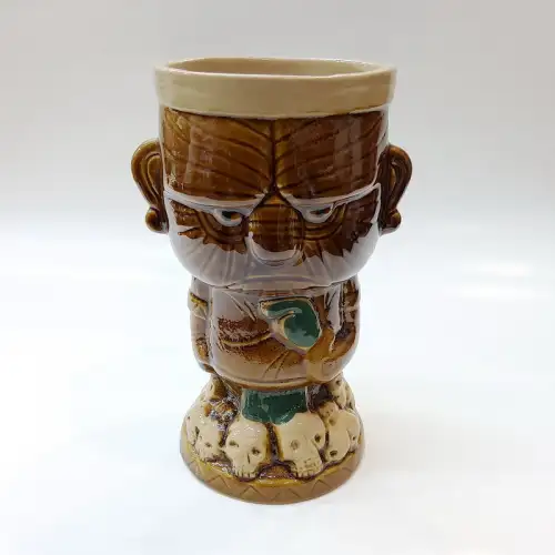 #AB1852; Ceramic tiki cup 400ml