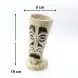 #AB7601; Ceramic tiki cup 400ml