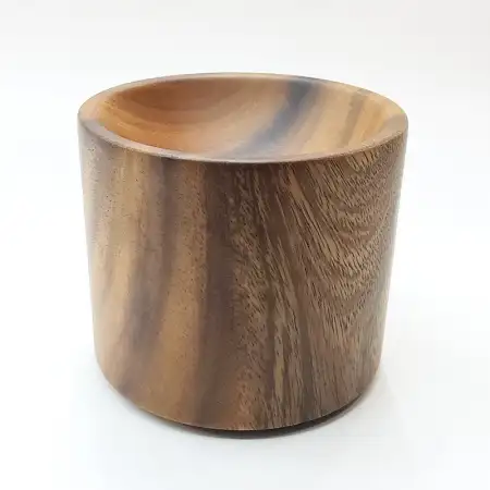 #AC12105H; Wooden cylinder plate 12cm ..