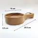 #AC15255; Acacia wood bowl w handle 15cm #AC15255; Acacia wood bowl w handle 15cm