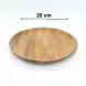 #AC20R; Acacia wood plate Rd. 20cm
