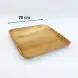 #AC20S; Acacia wood plate 20x20cm