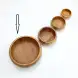 #AC215100W; Acacia wood bowl Dia. 21.5cm #AC215100W; Acacia wood bowl Dia. 21.5cm