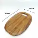 #AC3020A;  Acacia wood serving board 30x20cm