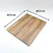 #AC325265; Acacia wood board 32.5x26.5cm