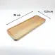 #AC35125; Acacia wood tray 35x12.5cm 