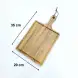 #AC3520;  Acacia wood serving board 35x20cm