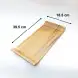 #AC395185;  Acacia wood serving tray 39.5x18.5cm