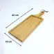 #AC4215;  Acacia wood serving board 42x15cm