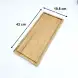 #AC43195;  Acacia wood serving board 43x19.5cm