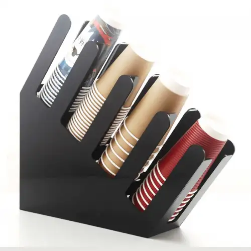 #AM5133; Metal cup 4 holders - Black #AM5133; Metal cup 4 holders - Black