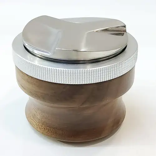 #AW-53BWT; Coffee distributor wood handle #53mm #AW-53BWT; Coffee distributor wood handle #53mm
